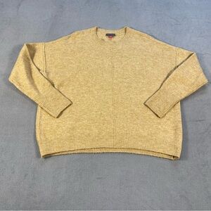 Vince Camuto Women’s Beige/Tan Crewneck Sweater, Long Sleeves, size Small